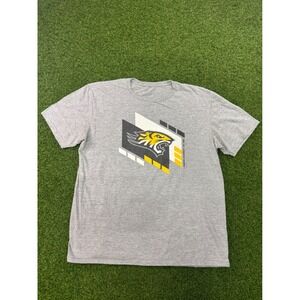 Towson University Tigers T-Shirt Mens Large Gray Graphic Short Sleeve Crewneck